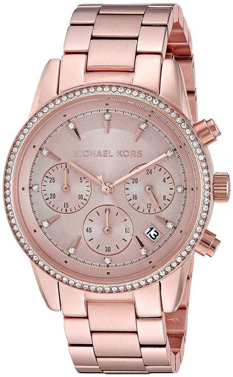 michael kors ritz chronograph watch|mk6357.